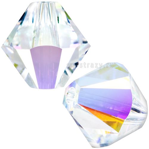 Бусины 5328 8 mm Crystal AB