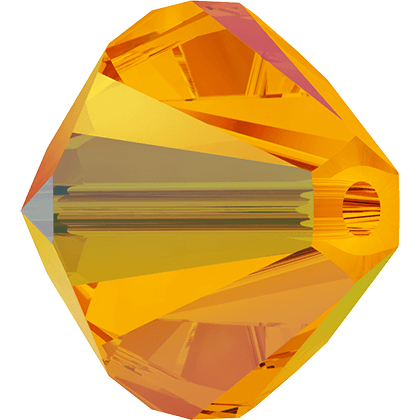 Бусины 5328 4 mm Tangerine AB