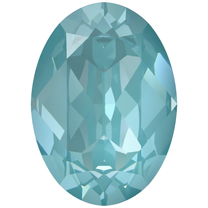 Кристаллы 4120 14x10 mm Crystal Paradise Blue Lux