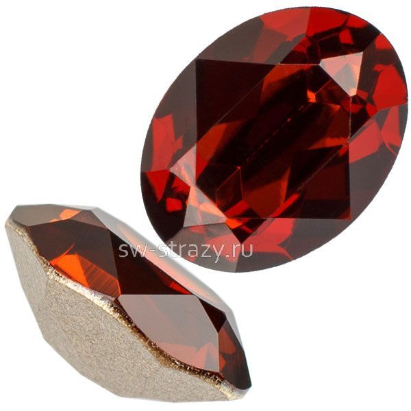 Кристаллы 4120 14x10 mm Smoked Amber