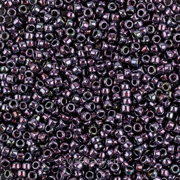 Бисер круглый 15/0 #0090 Металлизированный аметист