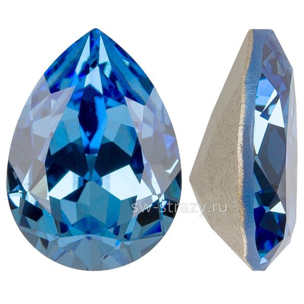 Кристаллы 4320 14x10 mm ReCreated Ice Blue