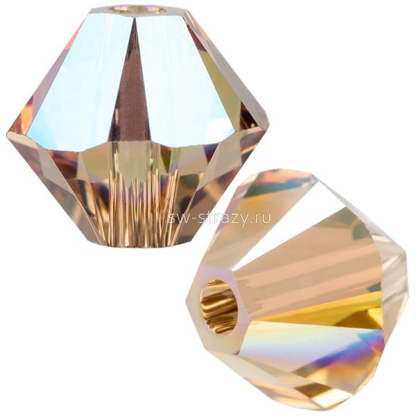 Бусины 5328 4 mm Light Colorado Topaz Shimmer