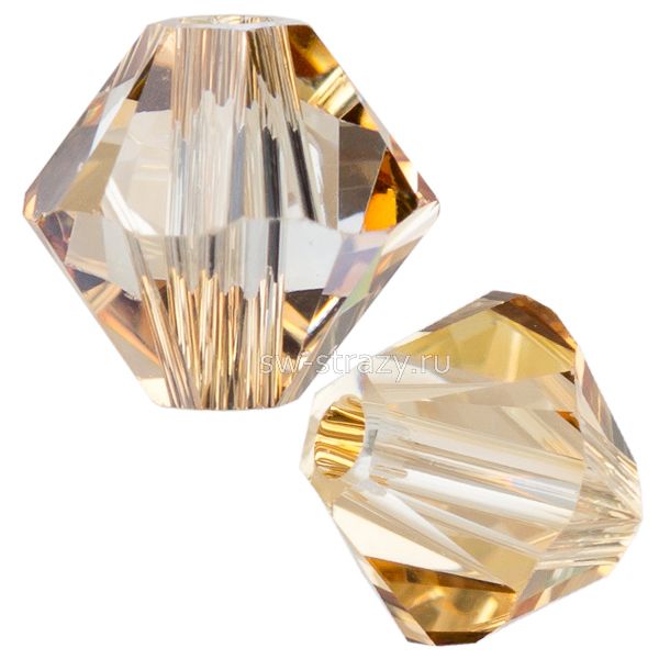 Бусины 5328 2,5 mm Crystal Golden Shadow