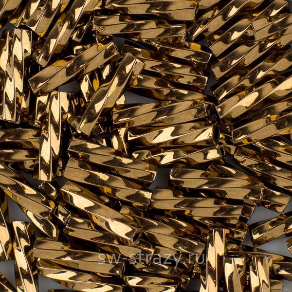 Бисер Twisted 9 mm #0221 Бронза