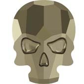 2856 10,0x7,5 mm Crystal Metallic Light Gold F