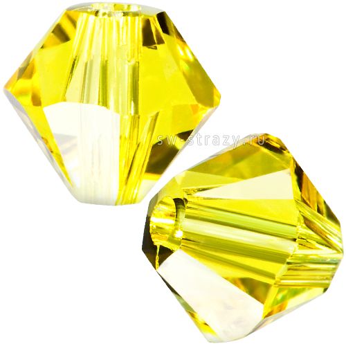 Бусины 5328 4 mm Citrine