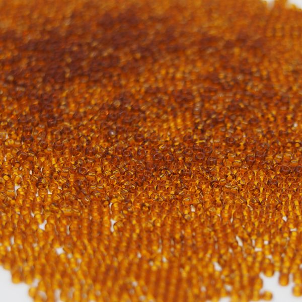 Бисер круглый 15/0 #0941 Прозрачный, умбра