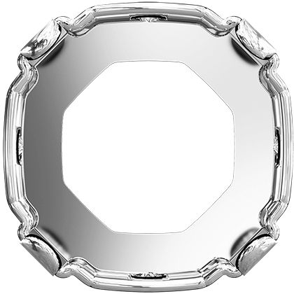 4678/S 8 mm 1PH20H Rhodium Plating