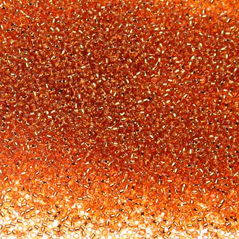 Бисер круглый 15/0 #0022C Внутреннее серебрение, темный топаз