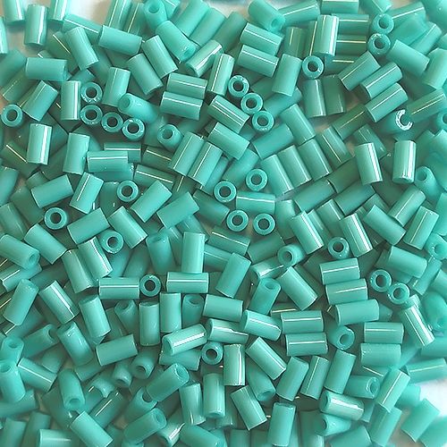 Бисер стеклярус 3 mm #0055 Бирюзовый