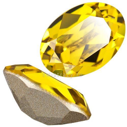 Кристаллы 4120 14x10 mm Lime