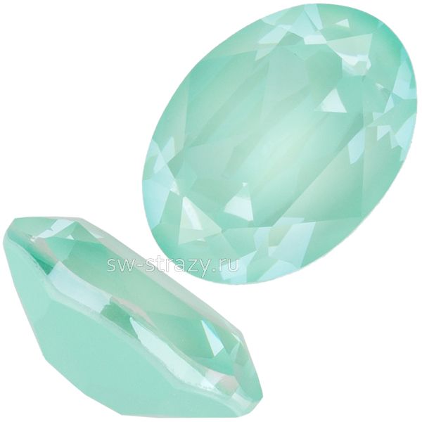 Кристаллы 4120 14x10 mm Crystal Soft Mint Ignite