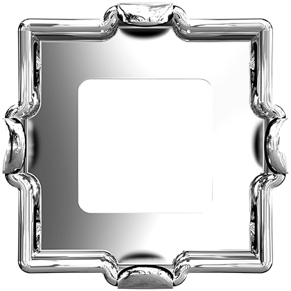 4428/S 6 mm 1PH20H Rhodium Plating