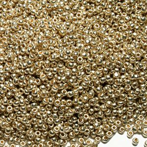 Бисер круглый 11/0 #0558 Гальванизированный, алюминий