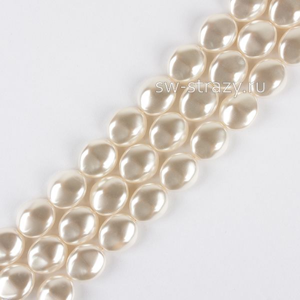 Жемчужины 5842 14 mm Crystal White Pearl