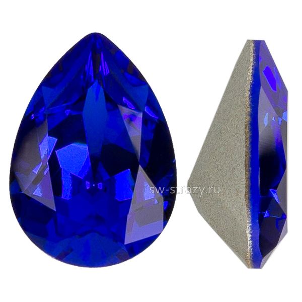 Кристаллы 4320 14x10 mm Majestic Blue