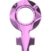 Кристаллы 4876.Прозрачные 30x19 mm.Отверстие 9,7 Crystal Antique Pink