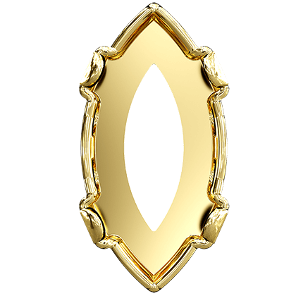 4228/S 10x5 mm 1PH203 Gold Plating